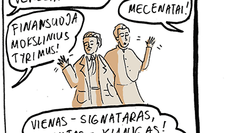 Jono Vailokaičio komiksas.