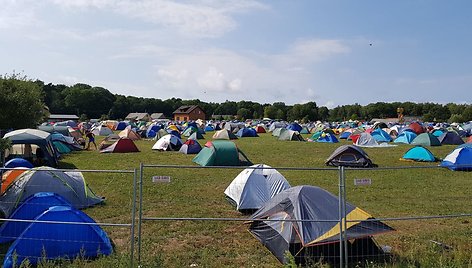 Žygis Karklės festivalio metu