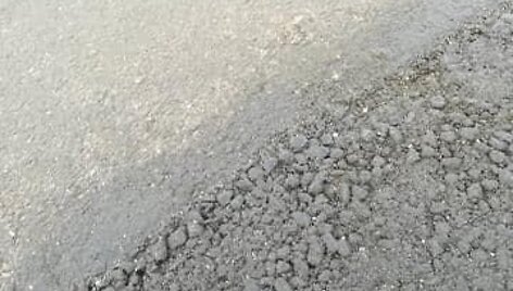 Sugadinto asfalto atitaisymo darbai Kauno Lazdijų gatvėje
