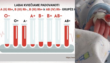 Nacionaliniame kraujo centre ištuštėjo kraujo atsargos