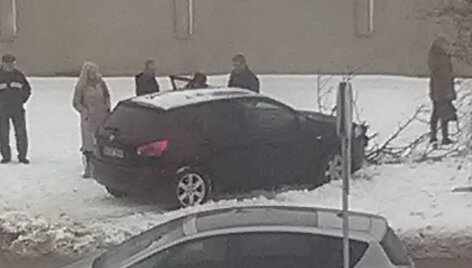 Avarija Panevėžio Molainių gatvėje