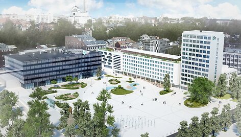 Pristatyta, kaip atrodys atsinaujinusi Vienybės aik&scaron;tė