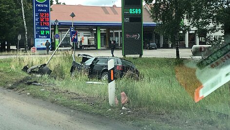 Avarija Kauno Ateities plente