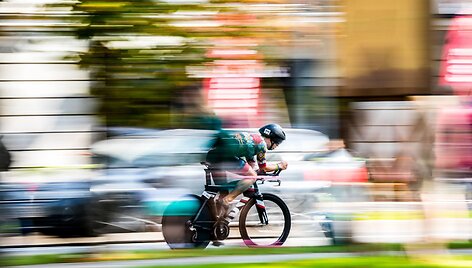Andrius Dapkevičius Druskininkų triatlono etape