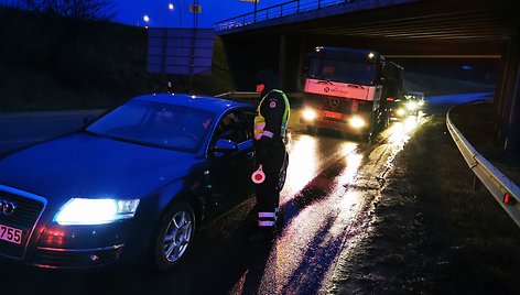 Naujametiniai policijos reidai Kaune