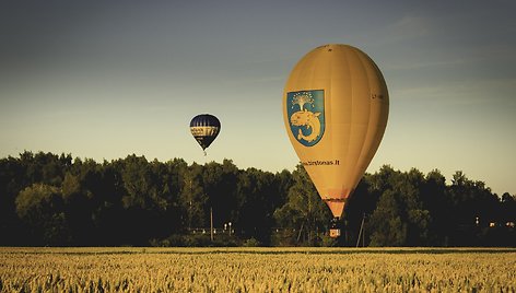 Karšto oro balionų skrydžio akimirkos