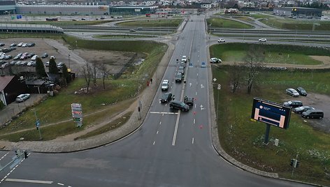 Kauno policijos darbas blokpostuose