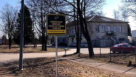 Mobilusis COVID-19 patikros punktas Domeikavoje