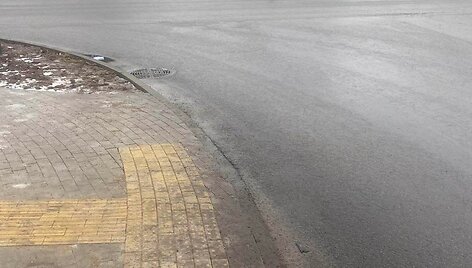 Kauno savivaldybė teigia, kad balos jau nebėra &ndash; problema i&scaron;spręsta