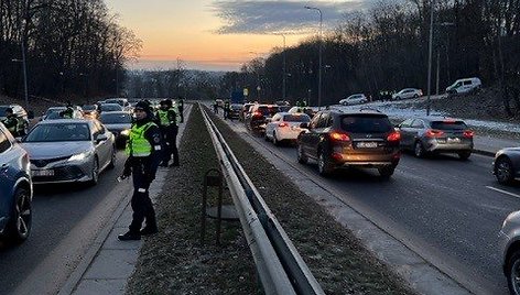 Kauno policijos patikros akimirkos