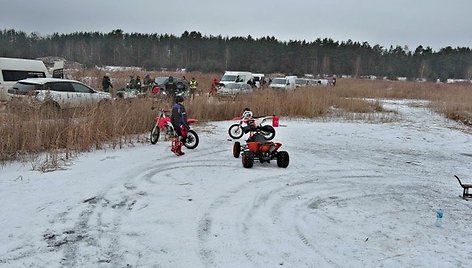 Kauno policijos patikros ant ledo