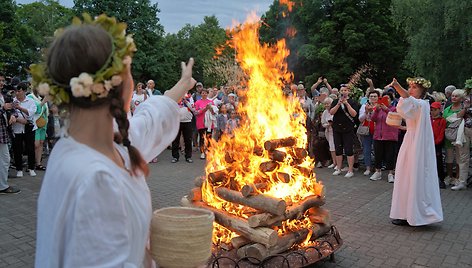 Joninių šventė Druskininkų kurorte