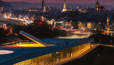Kauno naktinė panorama