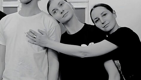 &Scaron;okio spektaklio &bdquo;Sofija&ldquo; repeticijų akimirka