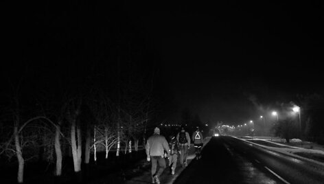 Sauliaus Bagdono rekordinis pėsčiųjų žygis &bdquo;Tauragė-Kaunas&ldquo;