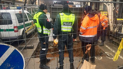 Kauno centre atkasta žmogaus kaukolė