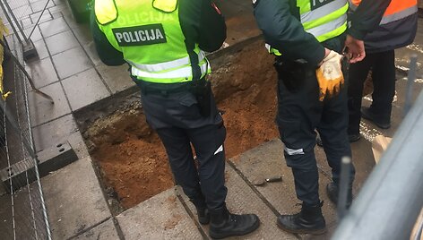 Kauno centre atkasta žmogaus kaukolė