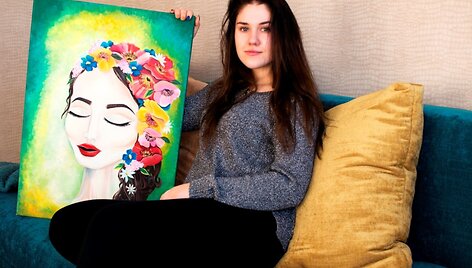 Talentingosios &scaron;ilali&scaron;kės Au&scaron;rinės Pudževytės darbai