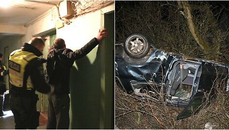 &Scaron;e&scaron;tadieninio Kauno policijos reido akimirkos