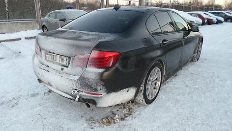 Pasieniečių sulaikytas BMW