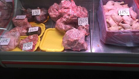Užfiksuoti mėsos prekybininkų pažeidimai