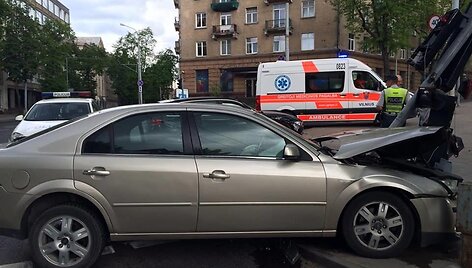 Avarija Pamėnkalnio gatvėje