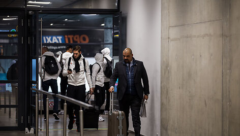 Madrido &bdquo;Real&ldquo; komanda atskrido į Lietuvą