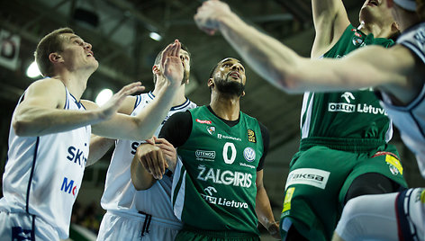 LKL rungtynės : Kauno „Žalgiris“ - Prienų „Skycop“