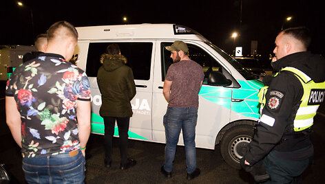 Naktis su Kauno policija 