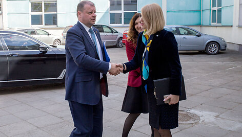 Saulius Skvernelis susitiko su mokyklų vadovais