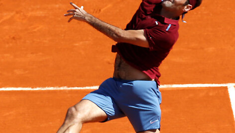 Monte Karlo &bdquo;Masters&ldquo; Rogeris Federeris &ndash; Jo-Wilfriedas Tsonga