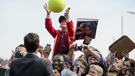 Rogerio Federerio alėjos atidarymo ceremonija