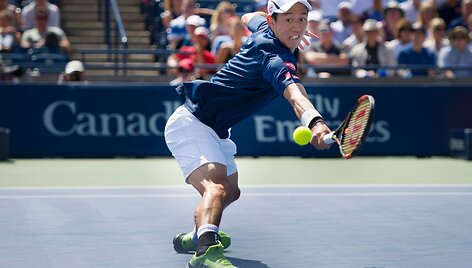Kei Nishikoris &bdquo;Rogers Cup&ldquo; pusfinalyje patiesė Staną Wawrinką