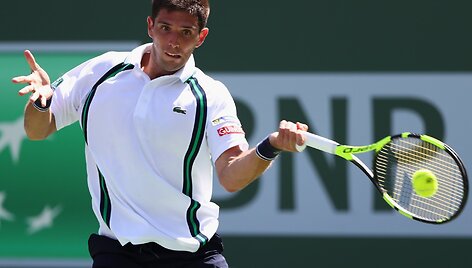 Andy Murray prie&scaron; Federico Delbonisą