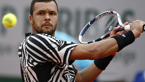 Jo-Wilfriedas Tsonga prie&scaron; Marcosą Baghdatisą