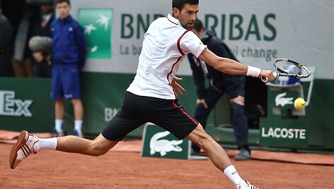 Novakas Džokovičius prie&scaron; Roberto Bautista-Agutą