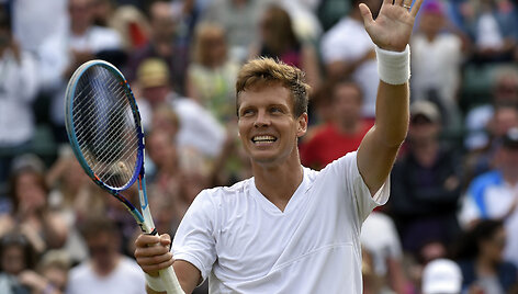 Toma&scaron;as Berdychas prie&scaron; Lucasą Pouille