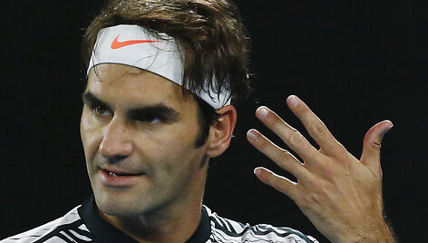 Rogeris Federeris prie&scaron; Staną Wawrinką
