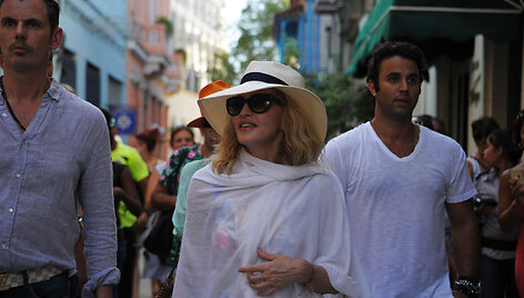 Madonna gimtadienį &scaron;ventė Kuboje.