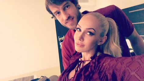 Oksana Pikul ir Simas Jasaitis