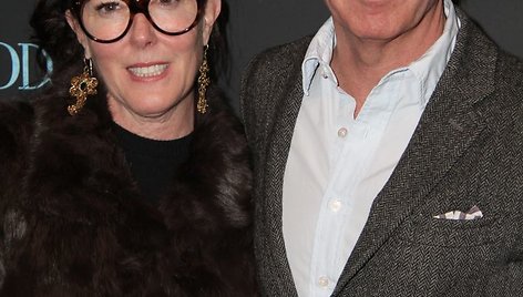 Kate Spade ir jos vyras Andy Spade'as