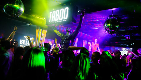 Vakarėlio klube &bdquo;Taboo&ldquo; akimirka