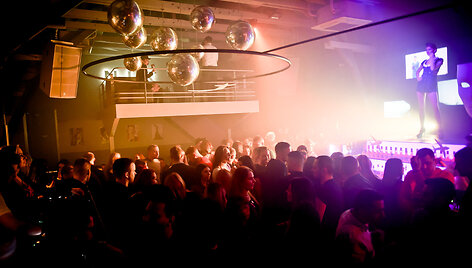 Vakarėlio klube &bdquo;Mojo Lounge Kaunas&ldquo; akimirka