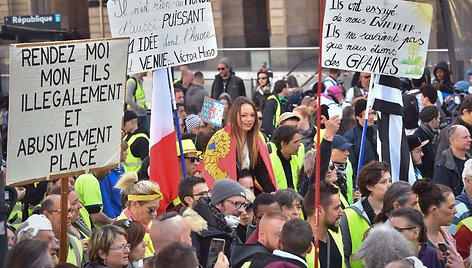 „Geltonųjų liemenių“ protestai Prancūzijoje