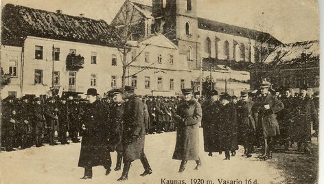 Vasario 16-osios šventimas Kaune 1920 m.