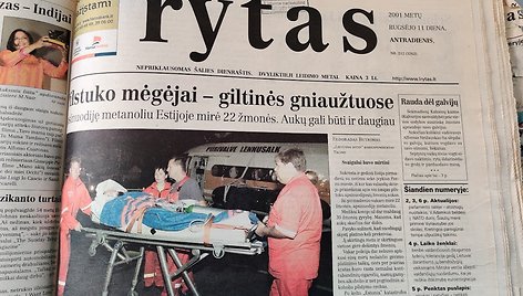 „Lietuvos ryto“ viršelis rugsėjo 11 d.