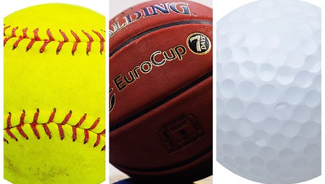 Domitės sportu? Pabandykite pažinti 12 sporto šakų iš jų kamuolių
