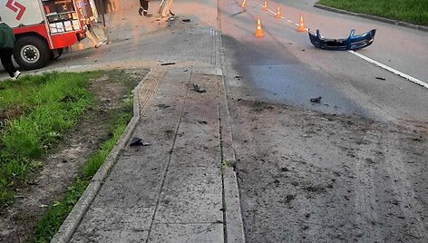 Avarija Vilniuje, Pramonės gatvėje