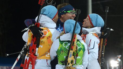 Norvegų mi&scaron;rios biatlono estafetės komanda