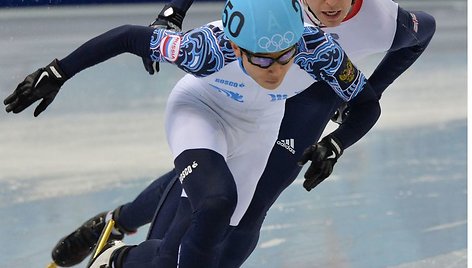 Triskart Sočio žiemos žaidynių čempionas Victoras Anas